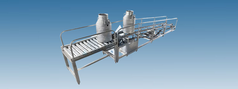 Stainless Steel (SS) Milk Can Chain Conveyor Manufacturers in India