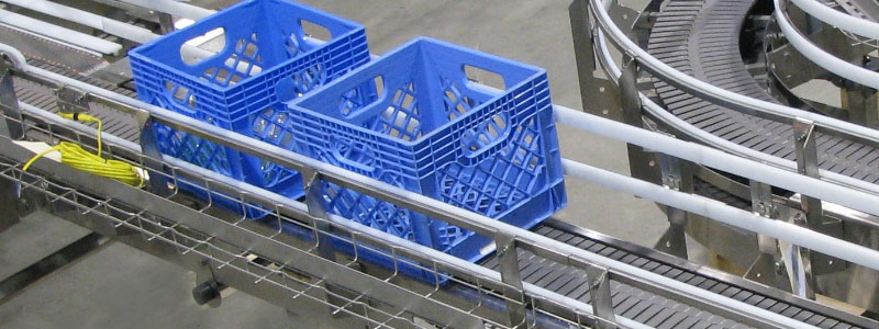 Stainless Steel (SS) Milk Crate Conveyor Manufacturers in India